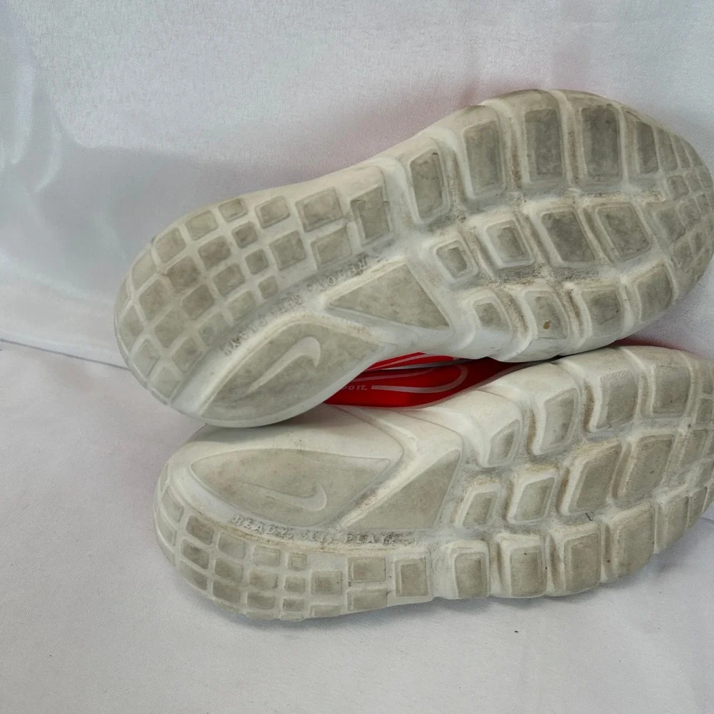 Nike Flex Runner 2 Kids 2.5Y University Red Blue Running Shoes DJ6040-601